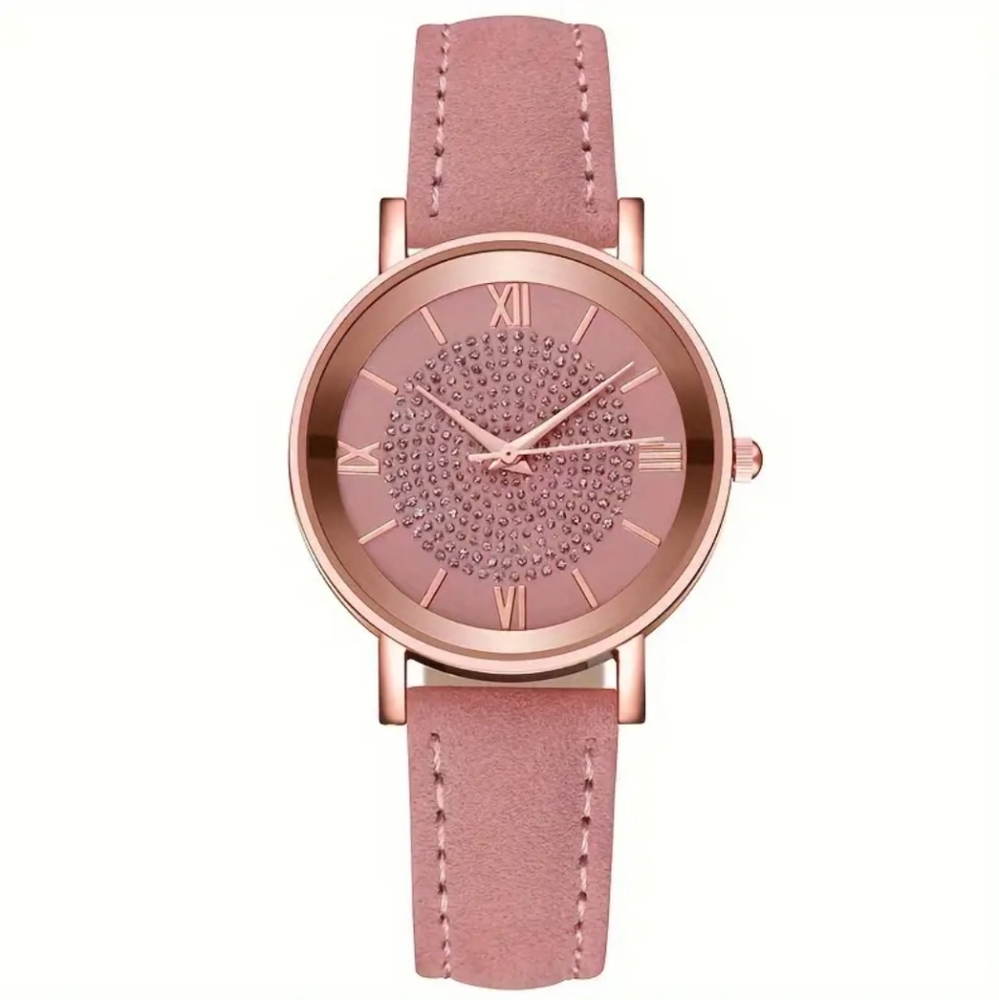 Rose Gold Pink Quartz Watch - Picture 2 of 2